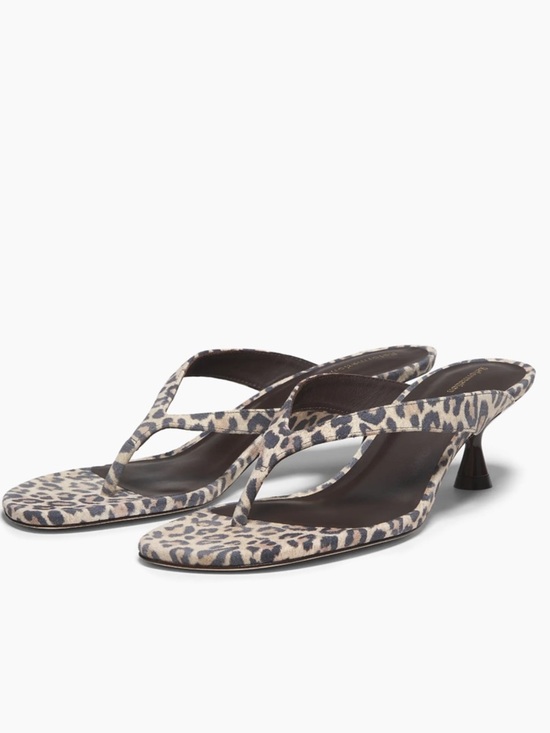 Reformation Shoes - Reformation Sophie  Leopard-Print Suede Sandals 7.5 Brand New